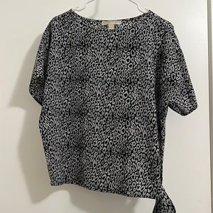 Michael Michael Kors Women’s Side Tie Top Blouse Size P